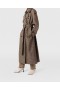 Stella Mccartney Belted Herringbone Trench Coat Prince Of Wales Check | Women Coats And Jackets