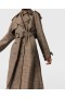 Stella Mccartney Belted Herringbone Trench Coat Prince Of Wales Check | Women Coats And Jackets