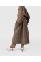 Stella Mccartney Belted Herringbone Trench Coat Prince Of Wales Check | Women Coats And Jackets