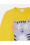 Stella Mccartney Cat Graphic Sweatshirt Yellow | Kids T-Shirts And Tops