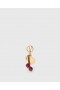 Stella Mccartney Cherry Charm Medallion Keychain Raisin | Women Keyring And Charms