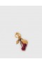 Stella Mccartney Cherry Charm Medallion Keychain Raisin | Women Keyring And Charms