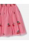 Stella Mccartney Cherry Embroidered Tulle Skirt Pink | Kids Pants & Shorts