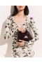 Stella Mccartney Cherry Print Mesh Long Sleeve Top Cream | Women Shirts And Tops