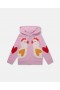 Stella Mccartney Chicken Graphic Zipper Sweatshirt Pink | Kids Sweaters & Cardigans