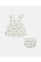 Stella Mccartney Daisies Sleeveless Dress And Bloomers Set Cream | Kids Baby Girls
