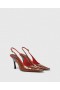 Stella Mccartney Elsa Pointed Toe Slingbacks Brown | Women Heels