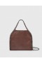 Stella Mccartney Falabella Mini Enamel Tote Bag Mahogany | Women The Iconic Falabella