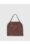 Stella Mccartney Falabella Mini Enamel Tote Bag Mahogany | Women The Iconic Falabella