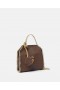 Stella Mccartney Falabella Scale-embossed Tiny Tote Bag Chocolate Brown | Women Stella Icons
