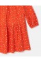 Stella Mccartney Floral Pattern Long-sleeve Dress Red | Kids Dresses & Jumpsuits
