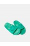 Stella Mccartney Frog Graphic Slides Green | Kids Shoes And Accessories