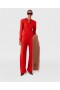 Stella Mccartney Knitted Straight-leg Sweatpants Lipstick Red | Women Knitwear