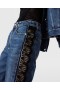 Stella Mccartney Lace High-rise Straight Leg Jeans Vintage Wash Blue Denim | Women Denim