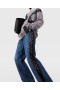 Stella Mccartney Lace High-rise Straight Leg Jeans Vintage Wash Blue Denim | Women Denim