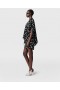 Stella Mccartney Layered Short-sleeve Dove Print Mini Dress Black/white | Women Dresses