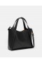 Stella Mccartney Logo Grainy Alter Mat Crossbody Bag Black | Women Top-Handle Bags