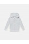 Stella Mccartney Logo Graphic Hooded Zipper Sweatshirt Gray | Kids Sweaters & Cardigans