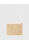 Stella Mccartney Logo Raffia Clutch Pouch Natural | Women Crossbody Bags
