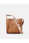 Stella Mccartney Logo Square Crossbody Bag Pecan | Women Crossbody Bags
