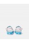 Stella Mccartney Scalloped Ankle-buckle Sandals Pink/blue | Kids Shoes And Accessories