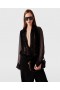 Stella Mccartney Sheer Ruffled Chiffon Shirt Black | Women Shirts And Tops