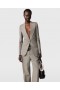 Stella Mccartney Single-breasted Pinstripe Blazer Gray | Women Coats And Jackets