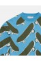 Stella Mccartney Skateboard Print Sweatshirt Blue | Kids T-Shirts And Sweatshirt