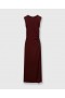 Stella Mccartney Sleeveless Maxi Dress Dark Cherry | Women Dresses