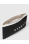 Stella Mccartney Smc Bananatex® Pouch Black And White | Women Wallets