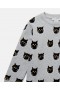Stella Mccartney Spooky Cat Pattern Sweatshirt Gray | Kids Sweaters & Cardigans