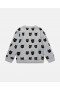 Stella Mccartney Spooky Cat Pattern Sweatshirt Gray | Kids Sweaters & Cardigans