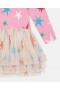 Stella Mccartney Star Pattern Tulle Dress Pink | Kids Dresses & Jumpsuits