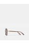Stella Mccartney Straight-edge Sunglasses Glossy Dark Chocolate And Gold | Women Sunglasses
