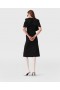 Stella Mccartney Wrap-over Midi Dress Black | Women Dresses