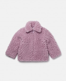 Stella Mccartney Teddy Bear Coat Lavender | Kids Outerwear