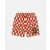Stella Mccartney Brand Initial Check Swim Shorts Red | Kids Pants & Shorts