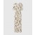 Stella Mccartney Cherry Print Mesh Half Sleeve Midi Dress Cream | Women Dresses
