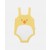 Stella Mccartney Chick Embroidered Sleeveless Romper Yellow | Kids Baby Boys