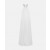 Stella Mccartney Crystal Halterneck Satin Maxi Dress Pure White | Women Dresses