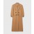 Stella Mccartney Double Breasted Longline Coat Camel | Women Coats And Jackets