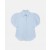 Stella Mccartney Flared Short Sleeve Shirt Sky Blue | Women Shirts And Tops