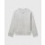 Stella Mccartney Logo Charm Sweatshirt Gray Mélange | Women Sweatshirts And T-Shirts