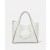 Stella Mccartney Logo Grainy Alter Mat Crossbody Bag White | Women Tote Bags