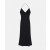 Stella Mccartney Plunge Crystal Halterneck Maxi Dress Black And Silver | Women Dresses