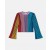 Stella Mccartney Rainbow Striped Flared Top Multicolor | Kids Sweaters & Cardigans