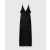 Stella Mccartney Ruffle Tier V-neck Dress Black | Women Dresses
