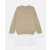 Stella Mccartney Shirting Details Long Sleeve Sweater Sandy Beige | Women Knitwear