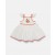 Stella Mccartney Strawberry Embroidered Cap-sleeve Dress Cream | Kids Dresses & Jumpsuits