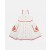 Stella Mccartney Strawberry Embroidered Sleeveless Dress Cream | Kids Dresses & Jumpsuits